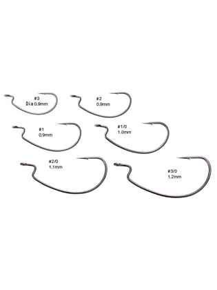 Carlige Varivas offset Nogales Power Bait Finesse Nr.1