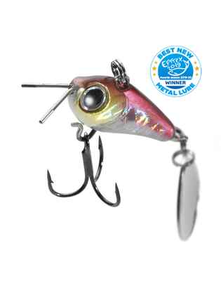 SPINNERTAIL TIEMCO RIOT BLADE S 25mm 9gr 101 Holo Red Gold Yamame