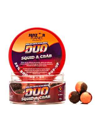 BOILIES PENTRU CARLIG DUO SQUID & CRAB 16-20mm 150g