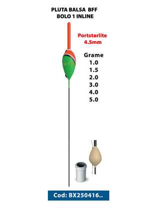 PLUTA BALSA BFF BOLO 1 INLINE 3.0GR Portstarlite 