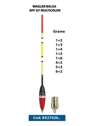WAGLER BALSA G7 MULTICOLOR 1+2GR