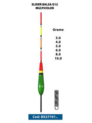 SLIDER BALSA G12 MULTICOLOR 5GR