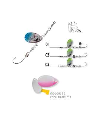 ROTATIVA CLEVER SPIN 1.5gr Culoare 12 White Pink