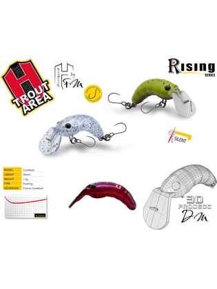 VOBLER MOTH 28FL 28mm 1.5gr Chery Blood