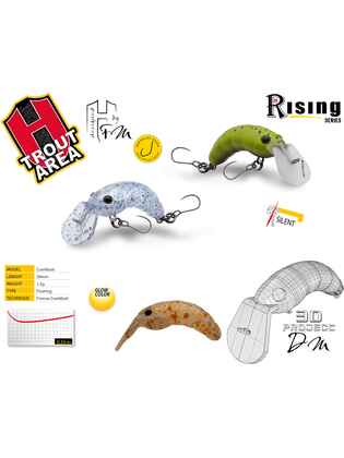 VOBLER MOTH 28FL 28mm 1.5gr Ghost Pellet Glow