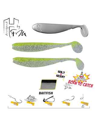 SHAD BENJO R 3.6" 9cm Baifish