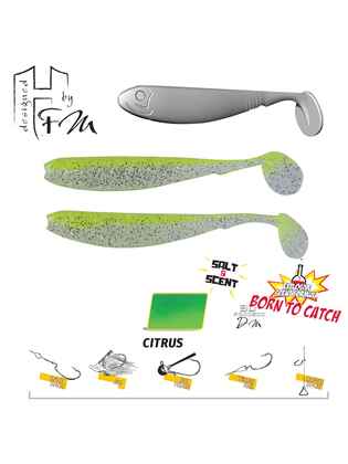 SHAD BENJO R 3.6" 9cm Citrus