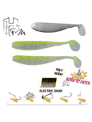 SHAD BENJO R 3.6" 9cm Electric Shad
