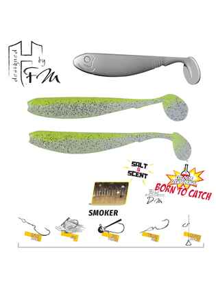 SHAD BENJO R 3.6" 9cm Smoker