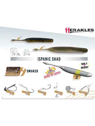 SHAD ISPANIC 4.5" 11.4cm Smoker