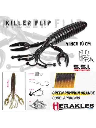 KILLER FLIP 4" 10cm GREEN PUMPKIN ORANGE