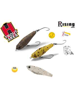 VOBLER WAVING-R S 4cm 2.4gr Ghost Pellet Glow