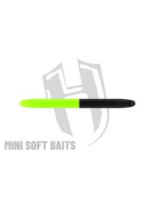 RDB WORM 60mm CHEESE Black Chartreuse