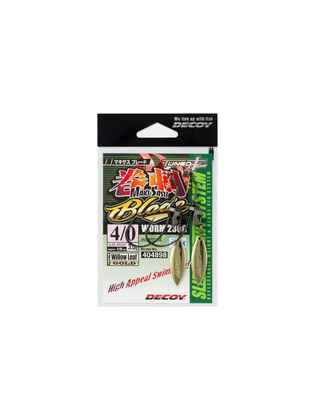 CARLIGE OFFSET DECOY WORM 230G MAKISAGU BLADE GOLD LESTAT NR.2 1.8gr
