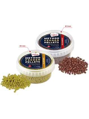 PELETE METHOD FEEDER 3mm 120gr Red Strawberry