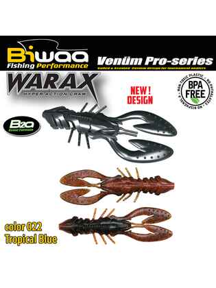 SHAD WARAX 3 7.5cm 022 Tropical Blue