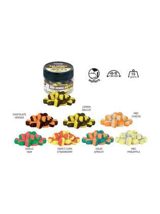 WAFTERS DUO DUMBEL 8x12mm 15gr Sweet Corn-Strawberry