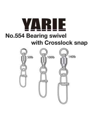 AGRAFA CROSSLOCK CU VARTEJ PE RULMENT YARIE 554 100LB