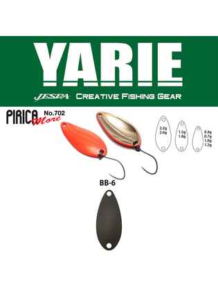 OSCILANTA YARIE 702 PIRICA MORE 1.0gr Culoare BB6 Dark Olive