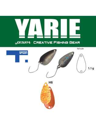 OSCILANTA YARIE 706 T-SPOON 1.1gr Culoare H6 Daidai Squash