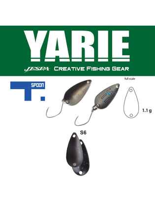 OSCILANTA YARIE 706 T-SPOON 1.1gr Culoare S6 Ganmeta Jewel