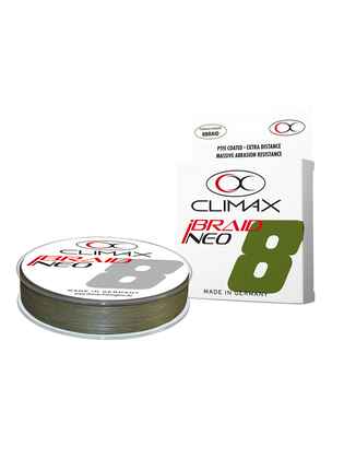FIR CLIMAX iBRAID NEO X8 OLIVE 135m 0.10mm 6.7kg