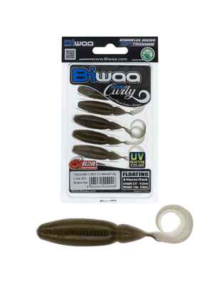 SHAD TAILGUNR CURLY 3.5 9cm 203 Bronze Ayu