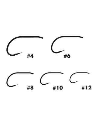 CARLIGE FLY 2410V 2X FINE DEEP WIDE WET NR 8 micro barb