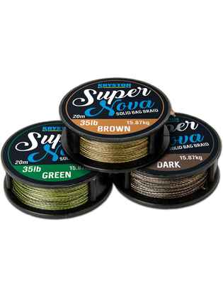 FIR TEXTIL SUPER NOVA SOLID BAG SUPPLE 15lb 20m Dark Silt