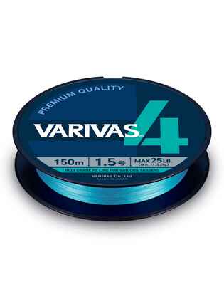 FIR VARIVAS PE 4 BLUE EDITION 150m 0.165mm 18lb Water Blue