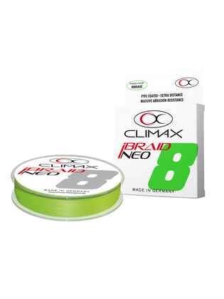 FIR CLIMAX iBRAID NEO X8 FLUO CHARTREUSE 135m 0.12mm 8.5kg