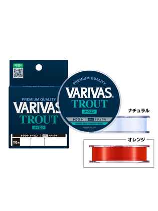 FIR VARIVAS TROUT 100m 0.205mm 6lb Flash Orange
