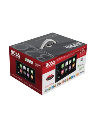 Boss Audio sitem multimedia 4x80W touchscreen 6,75" Apple CarPlay & Android Auto, Double-Din