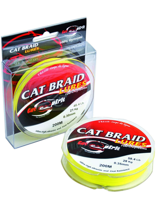 Cat Braid fir textil line principala 38 kg 0,40mm 200m galben