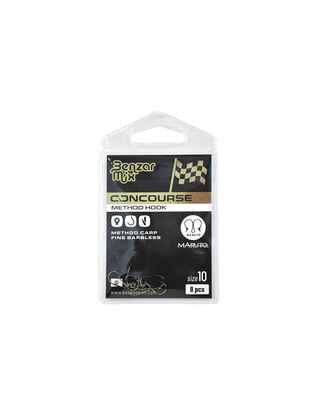 Carlige Benzar Concourse Method Carp Fine Barbless, No. 10,