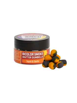 Wafters Benzar Mix Bicolor Smoke Critic Echilibrat, Dumbell , 10mm, 30ml, Squid&Garlic (Violet si Galben)