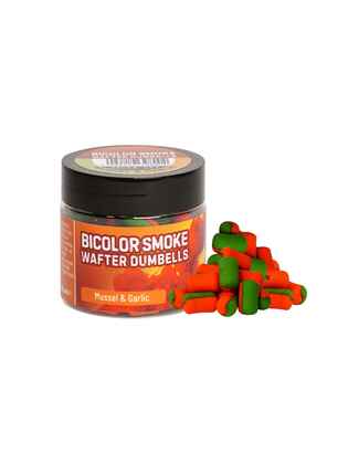 Wafters Benzar Mix Bicolor Smoke Critic Echilibrat, Dumbell , 12mm, 60ml, Mussel&Garlic (Verde si Portocaliu)