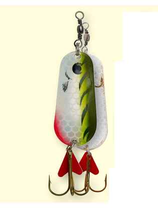 OSCILANTA EFFZETT STANDARD 5,5CM/22G OLIVE/CHART.TIGER UV