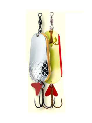 OSCILANTA EFFZETT TWIN 5,5CM/22G SILVER/GOLD