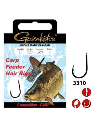 CARLIG LEGAT CARP HAIR 3310B 0,22MM10BUC/PL