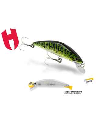 VOBLER MIZU 70SP SW 7.0cm 4.8gr Ghost Sarda Glow