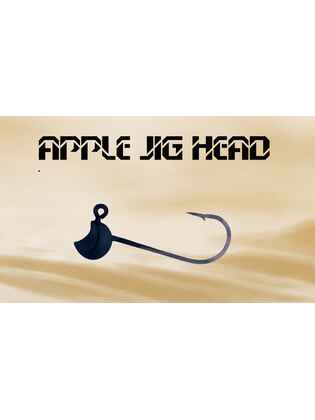 JIG HERAKLES APPLE JIG HEAD 6 1.5gr Matt Black