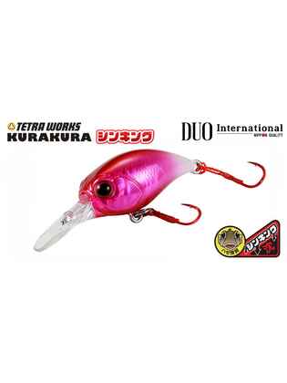 DUO TETRA WORKS KURAKURA S 3.0cm 2.9gr APA0425 Pink Red Glow Tail