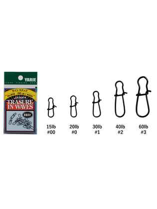 AGRAFA YARIE 809 LINE SNAP BLACK #00 15lb