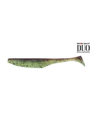 DUO REALIS VERSA SHAD 4 10cm F082 Green Pumpkin Chartreuse