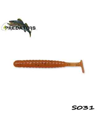 4Predators Worm Shad 8cm Floating (6buc/plic) : Culoare - S031