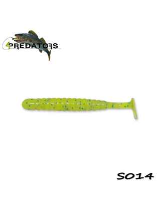 4Predators Worm Shad 8cm Floating (6buc/plic) : Culoare - S014
