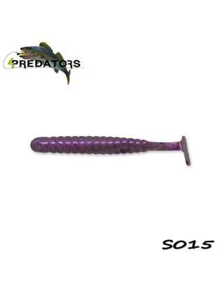 4Predators Worm Shad 8cm Floating (6buc/plic) : Culoare - S015