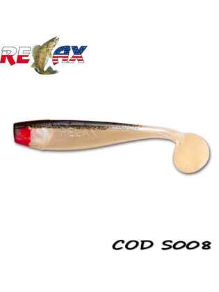 King Shad 10cm Standard Relax (4buc/Blister) : Culoare - S008