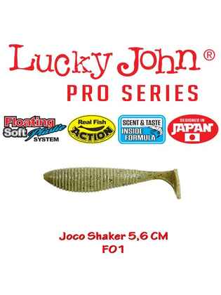 Lucky John Joco Shaker 5.6 CM 2.5'' Super Floating (6buc/plic) : Culoare - F01